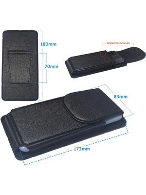 TEKNETSTORE Poco X3 Gt Kılıfı Kemere Takılan Kılıf Bel Kılıfı