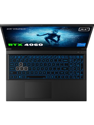 Erazer Deputy P60i MD62749 Intel Core i7 13620H 16GB 1TB SSD RTX4060 Freedos 15.6" FHD 144Hz Taşınabilir Bilgisayar