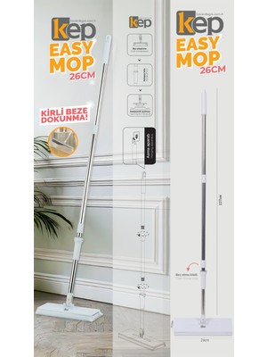 Esnaf Dede Akıllı Mop Seti Kıskaçlı | Bütün Kullan At Temizlik Bezleri Ile Uyumludur +10 Temizlik Bezi