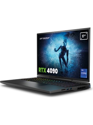 Erazer Beast X40 MD62753 Intel Core i9 14900HX 32GB 2TB SSD RTX4090 Freedos 17" QHD+ 240Hz Taşınabilir Bilgisayar