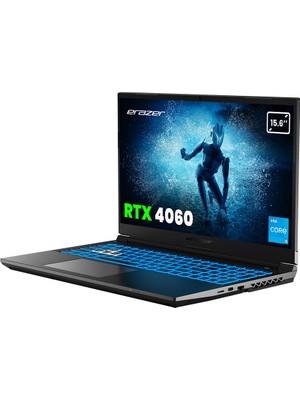 Erazer Deputy P60i MD62747 Intel Core i5 13420H 16GB 512GB SSD RTX4060 Freedos 15.6" FHD 144Hz Taşınabilir Bilgisayar