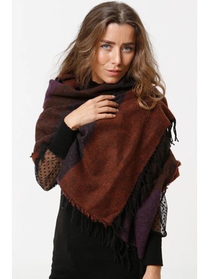 FLORİ Kadın Püsküllü Şal