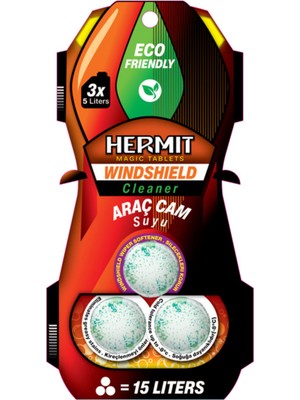 Hermit Supercleaner Araç Cam Suyu Tableti Windshıeld