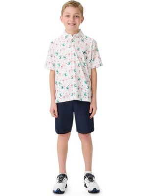 Callaway Boys All Over Flamingo Printed Erkek Çocuk Tsirt