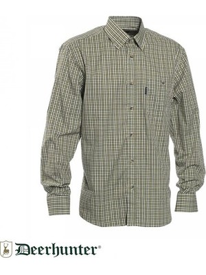 S.k.deerhunter Wyatt Yeşil Kareli Uzun Kol Gömlek