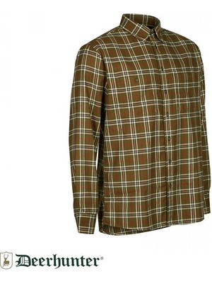 S.k.deerhunter Coolmax 399 Yeşil Kare U.kol Gömlek