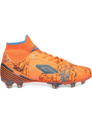Celira Dgn Turuncu Boğazlı Erkek Krampon Futbol Ayakkabı