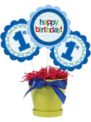 Ofis Turka 1 Yaş Büyük Boy Mavi Kürdanlar 3 Adet