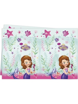 Ofis Turka Prenses Sofia Deniz Kızı Plastik  Masa Örtüsü 120  x  180  cm