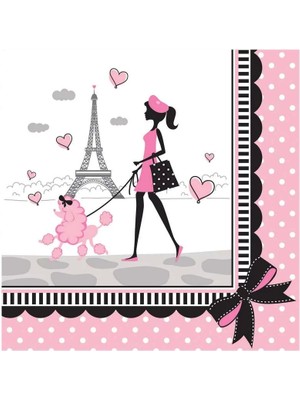 Ofis Turka Paris Partisi 16 Lı Peçete