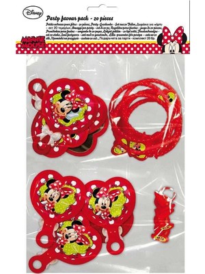 Ofis Turka Minnie Mouse Süslü Kızlar Set 20 Adet