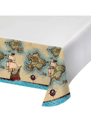Ofis Turka Korsan Haritası  Masa Örtüsü