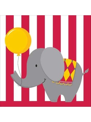 Ofis Turka Sirk Zamanı 16 Lı Peçete