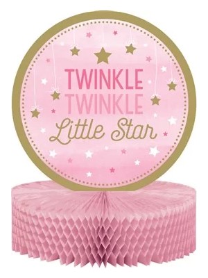 Ofis Turka One Little Star Pembe Masa Orta Süsü