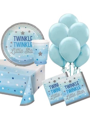 Ofis Turka One Little Star Mavi 16 Lı Parti Seti