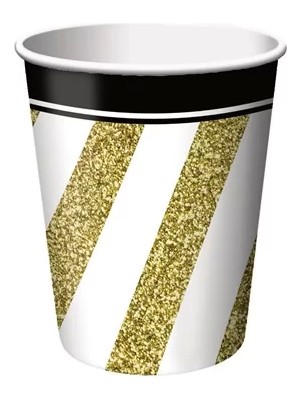 Ofis Turka Black & Gold 8 Li Bardak