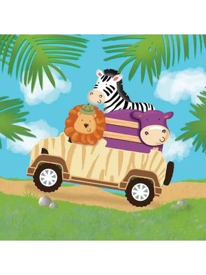 Ofis Turka Safari Macerası 16 Lı Peçete