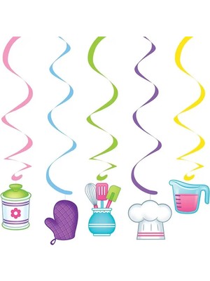 Ofis Turka Küçük Şefler Süs Dalgası 5 Adet