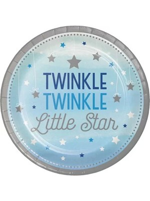 Ofis Turka One Little Star Mavi  8 Li Tabak