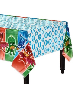 Ofis Turka Pj Mask Plastik Masa Örtüsü 120  x  180  cm
