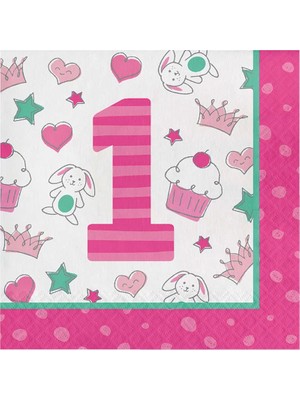 Ofis Turka Ilk Yaş Partim Kız 16 Lı Peçete