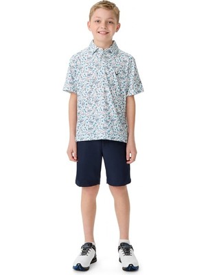 Callaway Ss All Over Golf Printed Erkek Çocuk Tshirt