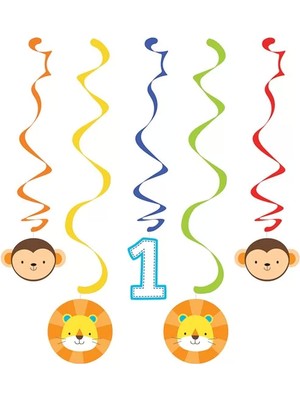 Ofis Turka 1 Olmak Eğlenceli Süs Dalgası 5 Adet