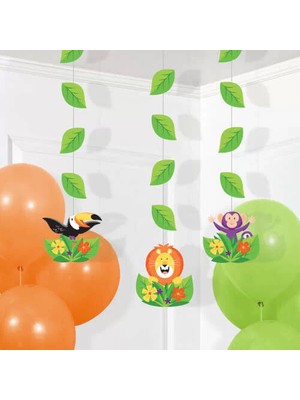 Ofis Turka Safari Partisi 3 Lü Asma Süs