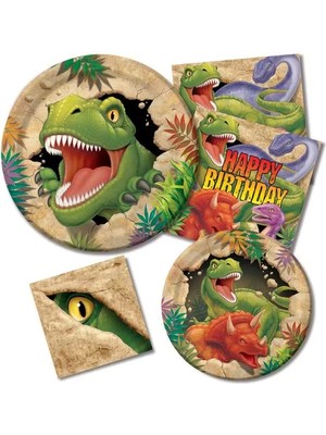 Ofis Turka Dinozor Land Standart Parti Paketi 16 Kişilik