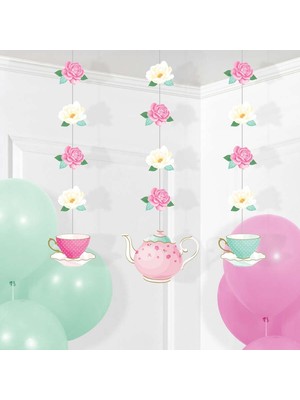 Ofis Turka Çay Partisi 3 Lü Asma Süs