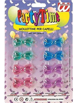 Ofis Turka Renkli Tokalar 8 Li Paketlerde