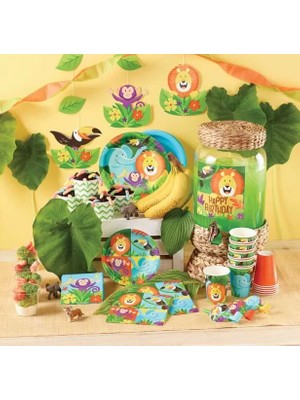 Ofis Turka Neşeli Safari Partisi 24 Kişilik Mega Parti Seti