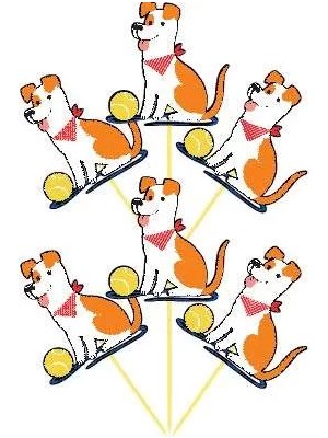 Ofis Turka Dost Patiler Şekilli Kürdan 12 Adet