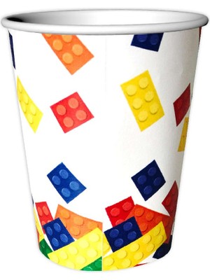 Ofis Turka Renkli Küpler Bardak 8 Adet