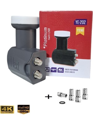 Next Ikili 2 Li Next Platinum Lnb 3D 4K Ye 202 + 4 Contalı Konnektör ( Yeni Seri )