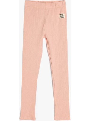 Koton  Pembe Kız Çocuk Tayt 5SKG40095AK