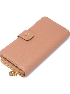 Tergan  Pudra Hakiki Deri Kadın Cüzdan - S1CB00005789-I0U