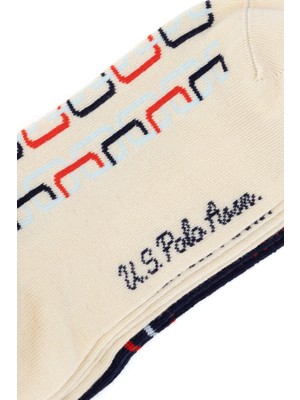 U.s. Polo Assn. Kadın Krem Çorap (Patik) 50299029-VR071