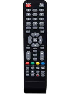 Onvo 2200-ED001NV1 Uyumlu Çok Fonksiyonlu Siyah LED TV Kumanda Geniş Tuş Dizilimi ile Kullanım Kolaylığı