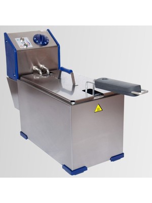 Tuğra Elektrikli 2500 Watt 3 Litre 1/3' Tek Gastronom Küvetli Fritöz