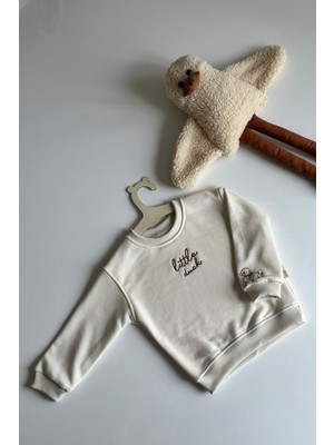 vivimade Little Duck Nakış Detaylı Bebek Çocuk Pamuklu Sweatshirt