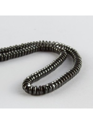 Feryal Rondela Hematit Taşı Küçük 6 mm
