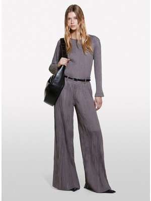 Sisley Bisiklet Yaka Füme Kadın Bluz 5IWWLQ07D