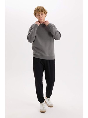 DeFacto Regular Fit Eşofman Altı Cepli Basic Düz Beli Bağcıklı Lastikli Paça D4416AX25SP