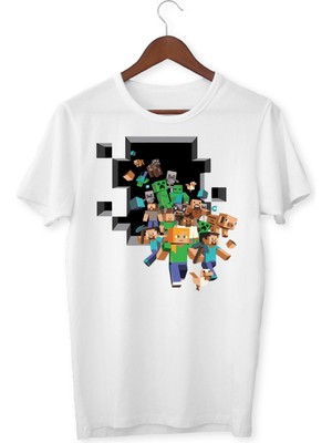 Alpşan Ticaret Mınecraft T-Shirt. Minecraft Tişört, Mınecraft Çoçuk & Yetişkin T-Shirt.tişört MINECRAFT000060