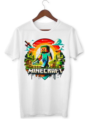 Alpşan Ticaret Mınecraft T-Shirt. Minecraft Tişört, Mınecraft Çoçuk & Yetişkin T-Shirt.tişört MINECRAFT000066