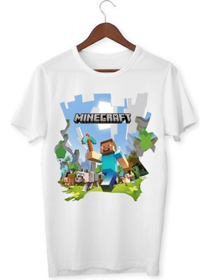 Alpşan Ticaret Mınecraft T-Shirt. Minecraft Tişört, Mınecraft Çoçuk & Yetişkin T-Shirt.tişört MINECRAFT00002