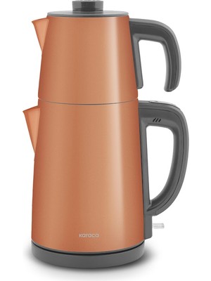 Karaca Gastro Dem 2 In 1 Çelik Inox Çay Makinesi Galactic Bronze