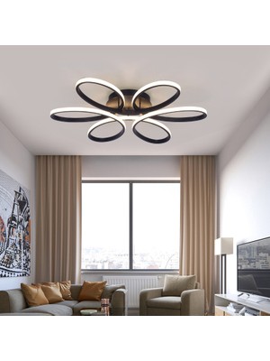 Minel Dekor LED Lıghtıng Minel Dekor Papatya Model LED 50CM, Tavan Lambası, Modern Aydınlatma, Dekoratif Şık Avize