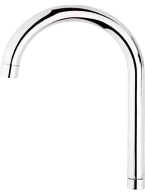 Delta Mutfak Evye Batarya  Borusu (Kuğu Boyun Uzun) 25 cm